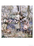 Buy Gathering Bluebells, 1909 at AllPosters.com