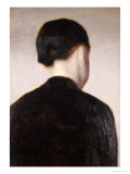 A Girl from Behind, Half Length, circa 1884