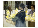 Buy The Flowersellers, Argyle Street, Glasgow, 1915 at AllPosters.com