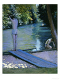 Buy Bather About to Plunge Into the River Lyrres at AllPosters.com