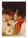 A Harem Beauty Holding a Fan