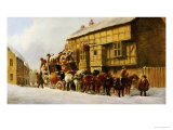 Buy Outside the George Inn, Winter, 1879 at AllPosters.com
