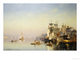 Buy Fishing Boats and Barges on the Thames at Greenwich at AllPosters.com