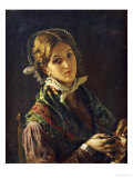 Buy A Woman Knitting, 1872 at AllPosters.com