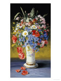 Buy Dandelions, Poppies and Other Wild Flowers in a Beaker Vase, 19th Century at AllPosters.com