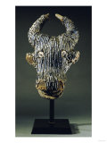 Buy Grassfields Cameroon Visor Mask in the Form of a Water Buffalo with Broad Curved Horns at AllPosters.com