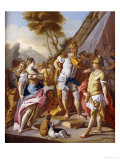 Buy Sisygambis, the Wife of Darius, Mistaking Haephestion for Alexander the Great at AllPosters.com