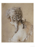 Head of a Woman Seen from Behind, circa 1740