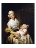 Portrait of Constantia Foster Holding Her Nephew on Her Lap