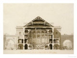Cross-Section of the Front Section of the Theatre, from Designs for the Comedie Italienne