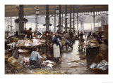 The Fish Hall at the Central Market, 1881