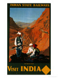 Buy Visit India, Indian State Railways, circa 1930 at AllPosters.com