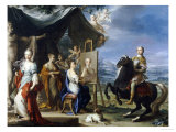 Buy Equestrian Portrait of a Nobleman, Small Full Length, Wearing Armour, as Protector of the Arts at AllPosters.com