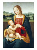 Buy Madonna and Child Before a Landscape at AllPosters.com