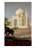 Visit India, the Taj Mahal, circa 1930