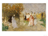 Buy Elegant Figures in a Park at AllPosters.com