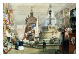 Buy The British Gallery at the Great Exhibition, London 1851, with the Minton Stand on the Right at AllPosters.com