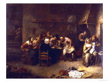 Buy Peasants Drinking and Smoking in an Inn at AllPosters.com