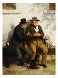 Buy Zwei Manner an Der Mauer, 1872 at AllPosters.com