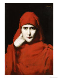 Buy A Woman in a Red Cloak at AllPosters.com