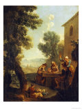 Buy Peasants Drinking by a Farmhouse at AllPosters.com