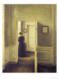 An Interior with a Woman, Painted in 1913