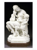 Buy A French White Marble Group Entitled Amour Maternel, Late 19th Century at AllPosters.com