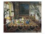 Buy An Interior with a Still Life, the Parlour at Sandalstrand at AllPosters.com