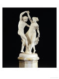 Buy An Italian White Marble Group Entitled la Danza Di Zefiro E Flora, Rome circa 1867 at AllPosters.com