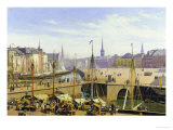 Buy A View of Copenhagen Towards the Stock Exchange from Gammel Strand at AllPosters.com