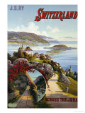 Buy Switzerland Across the Jura, circa 1910 at AllPosters.com