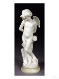 A French White Marble Figure of Cupid, Late 19th Century