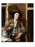 Buy Haymaker Resting Outside a Farmhouse at AllPosters.com