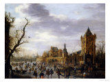 Buy A View of Kasteel Batestein Vianen, in Winter at AllPosters.com