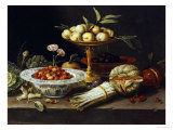 Buy Wild Strawberries and Two Pinks in a "Wanli Kraak Porselein" Bowl at AllPosters.com