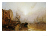 Buy The Pool of London, Evening, 1896 at AllPosters.com