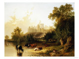 A View of Windsor Castle from the Thames