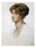 Portrait of Mrs. William J. Stillman, Nee Marie Spartali, Bust Length, 1869 Giclee Print
