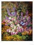 Blue Butterflies and Wildflowers, 1878