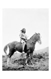 Young Yakima on Horseback