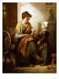 Buy The Dropped Stitch, 1893 at AllPosters.com