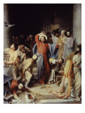Christ Driving the Money Changers Out of Temple