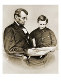 Buy Abraham Lincoln Reading to His Son, Tad at AllPosters.com