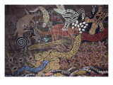 Aboriginal Wall Painting by the Tjapukai People