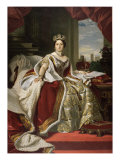Buy Queen Victoria of England in Her Coronation Robes at AllPosters.com