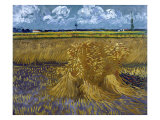 Wheatfield with Sheaves, c.1888
