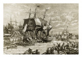 Boston Tea Party, December 16, 1773 Giclee Print