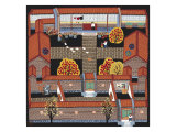 Buy Courtyard House in Autumn at AllPosters.com