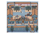 Buy Courtyard House in Summer at AllPosters.com
