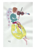 Buy Angel Musician with Violin at AllPosters.com